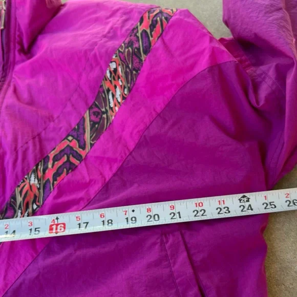 Vintage HEAD 90s Purple Pink Native Aztec Jacket Women's Size Medium